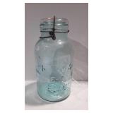 Atlas E-Z seal a canning jar with glass lid, 9