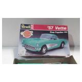 Revell 57 Vette snap-together kit, box has been