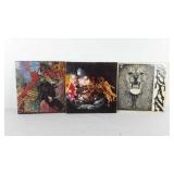 Vinyl Records, three Santana records, seller code