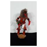 "Wolfman" Kachina Doll, artist signature A.