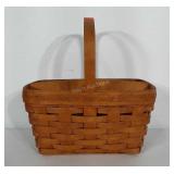 Longaberger basket with wooden divider and