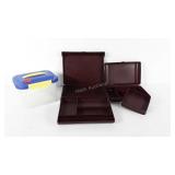 Tupperware organizers and storage tote