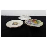 Mixed group, includes leaf bowl, two Lenox