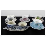 Chinaware, includes four cup and saucers, and