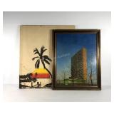 Wall art, United Nations Building painting on