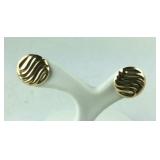 14k gold stud earrings