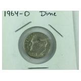1964-D Roosevelt dime
