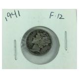 1941 Mercury dime