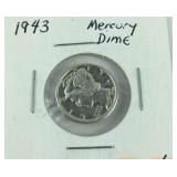 1943 Mercury dime