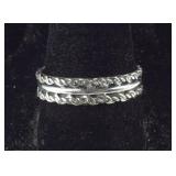 Size 9 Sterling silver Bali ring