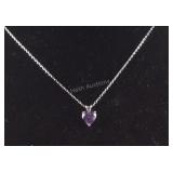 Sterling silver necklace 18in