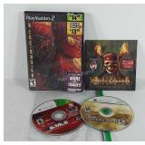 Games, includes Playstation 2