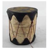 Native American Tom Tom drum, 6.5" x 7"