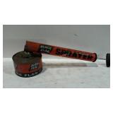 Black Flag advertising sprayer.