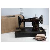 Singer sewing machine with cover