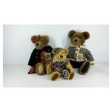 Teddy bears, Boyds Bears, Lisa and Rutherford,