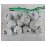 Golf balls, includes 15 used titleist golf balls