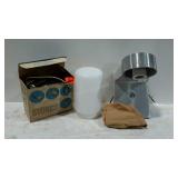 Exterior lighting. Porch lamp and box with two