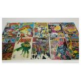 Marvel comic books, 10 titles including the