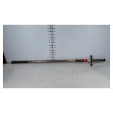 Spartan sword with sheath, decorative handle with