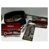 Canvas tool bag with assorted tool. Lots of