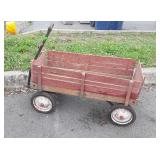 Wagon with removable stake sides