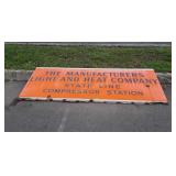 Metal Sign. 88x36" high