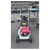 Honda SX, Pushmower, self propelled, rear Bagger,