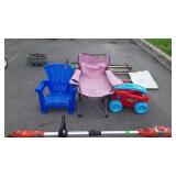 3pc kids Accessories lot, 2 chair