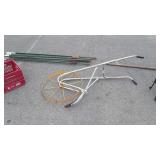 Garden Push Plow, metal handles