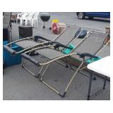 Two Gravity Recliner Chairs, used still usable