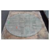 36" Round Glass Pane