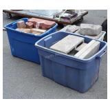 Landscaping Bricks, Stones, pavers, mixture in 3
