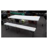 Poly Folding 6ft Table with one poly Folding