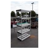 Poly 5 shelf Storage Shelf, 36x18x73" seller code