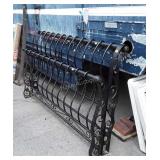 Metal Scroll Head and Footboard, No side rails,