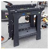 Pair of Stanley Poly Folding Saw Horses, like new