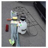 Misc. Gardening Accessories lot, trellis,