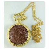 Strada/Genoa Japanese movement 56.5ct carved