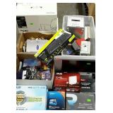 Skid lot of electronics and computer components.