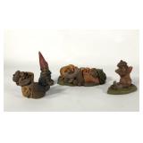 Tom Clark Cairn Studios gnomes, four fellas, Jim