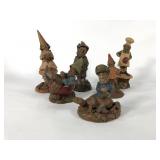 Tom Clark Cairn Studios gnomes, six, five are