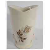 McCoy pottery vase, 9"