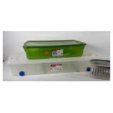 Totes, Rubbermaid 41 quart tote with lid,