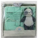 Cloud island baby blanket with toy