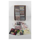 CDs, approximately 90 CDs, artists include