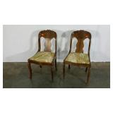 Two dining chairs