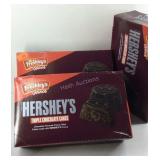 Three boxes Mrs. Freshleys Hershey