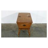 Dough box end table, Colonial Furniture by