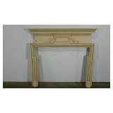 Mantle, 7 x 58 x 55, cracks as shown